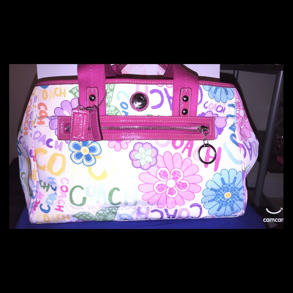 Beautiful spring coach bag
